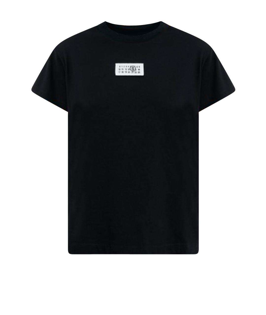 MM6 MAISON MARGIELA Черная футболка, фото 1