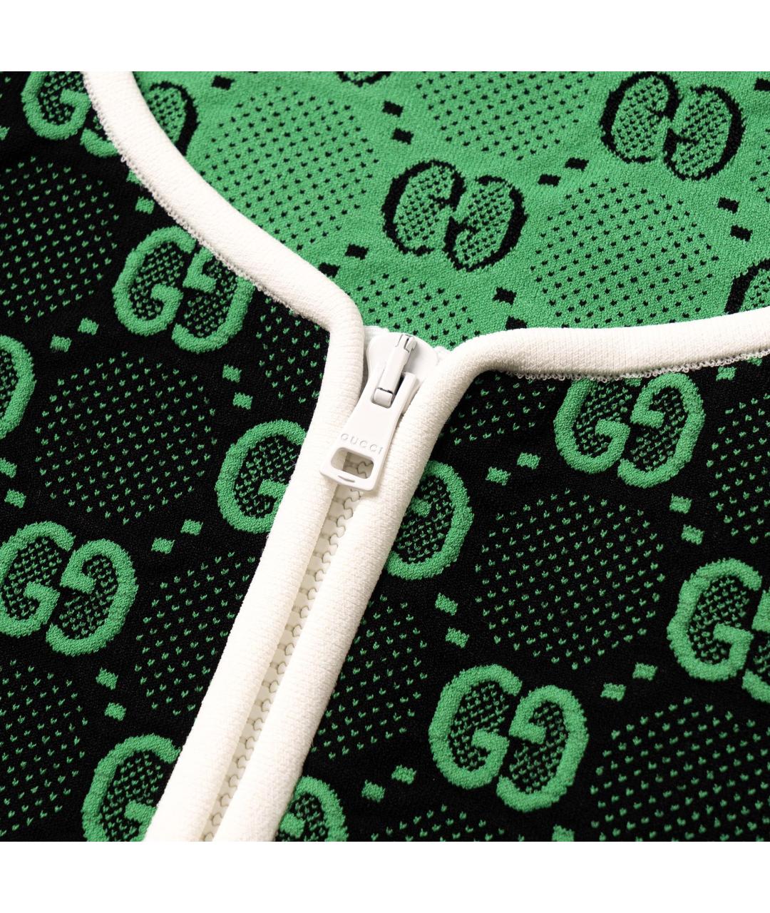 GUCCI Зеленая майка, фото 5
