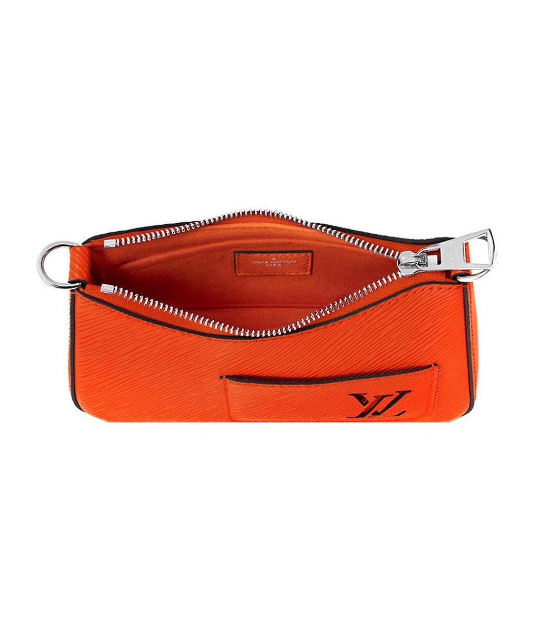 LOUIS VUITTON Красная кожаная сумка через плечо, фото 4