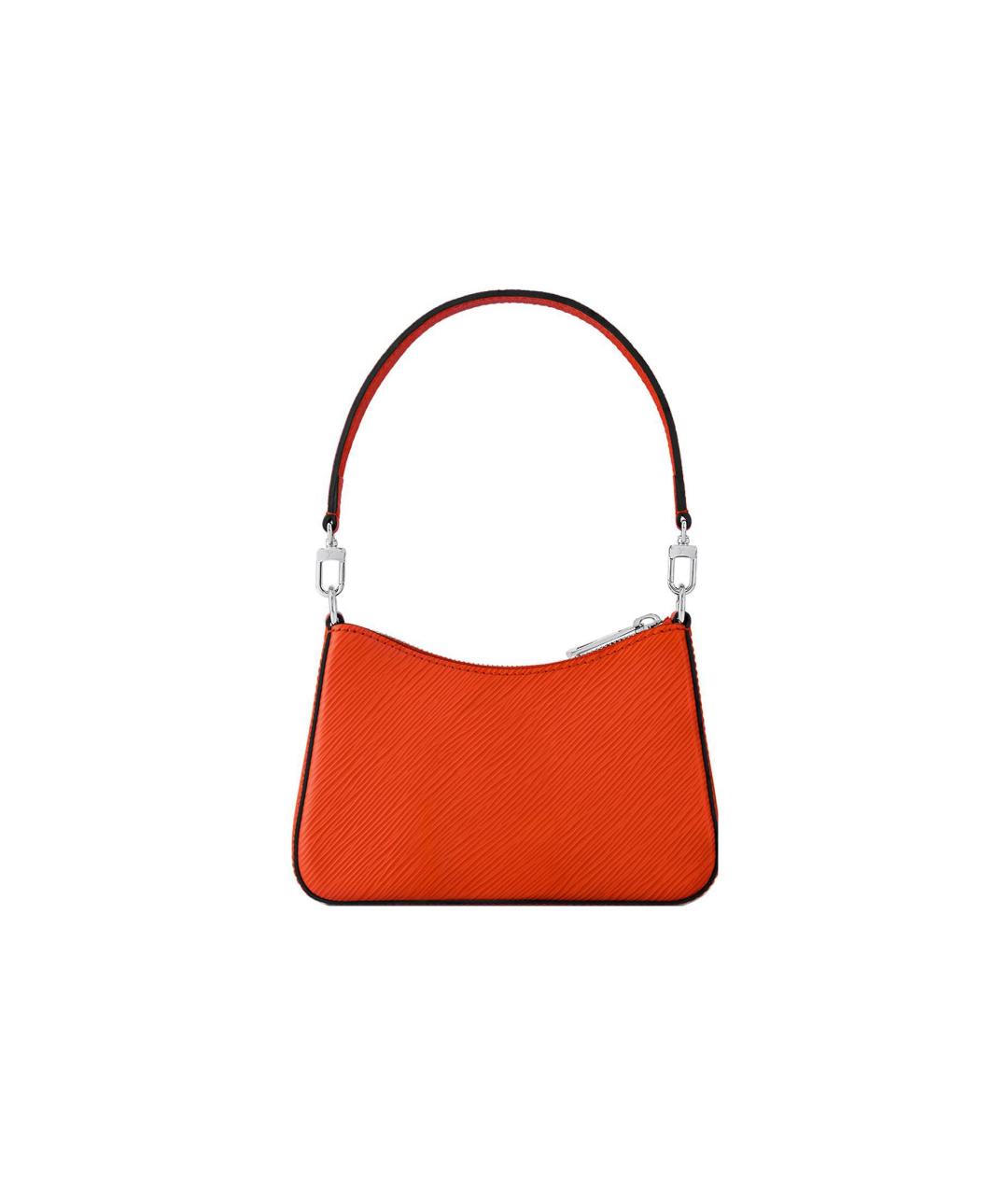 LOUIS VUITTON Красная кожаная сумка через плечо, фото 3