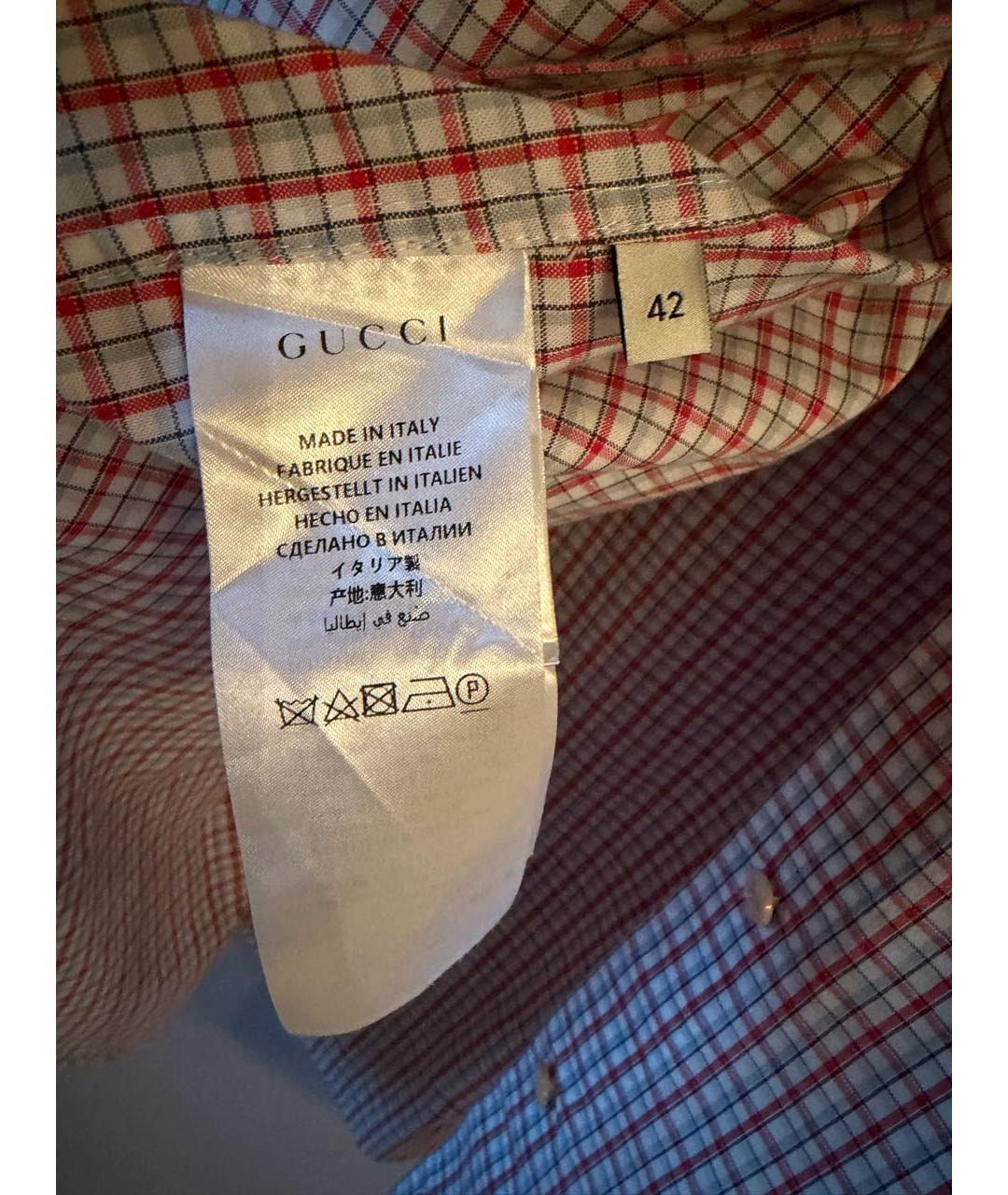 GUCCI Мульти хлопковая рубашка, фото 5