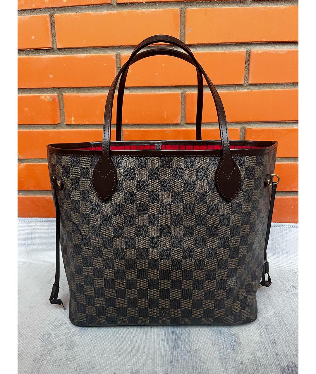LOUIS VUITTON Коричневая пляжная сумка, фото 9