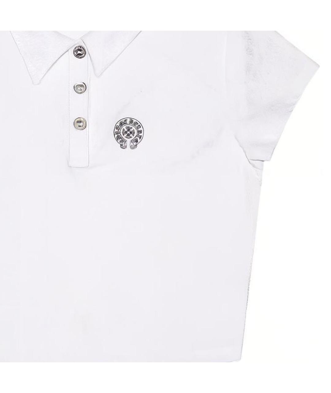 CHROME HEARTS Белая футболка, фото 5