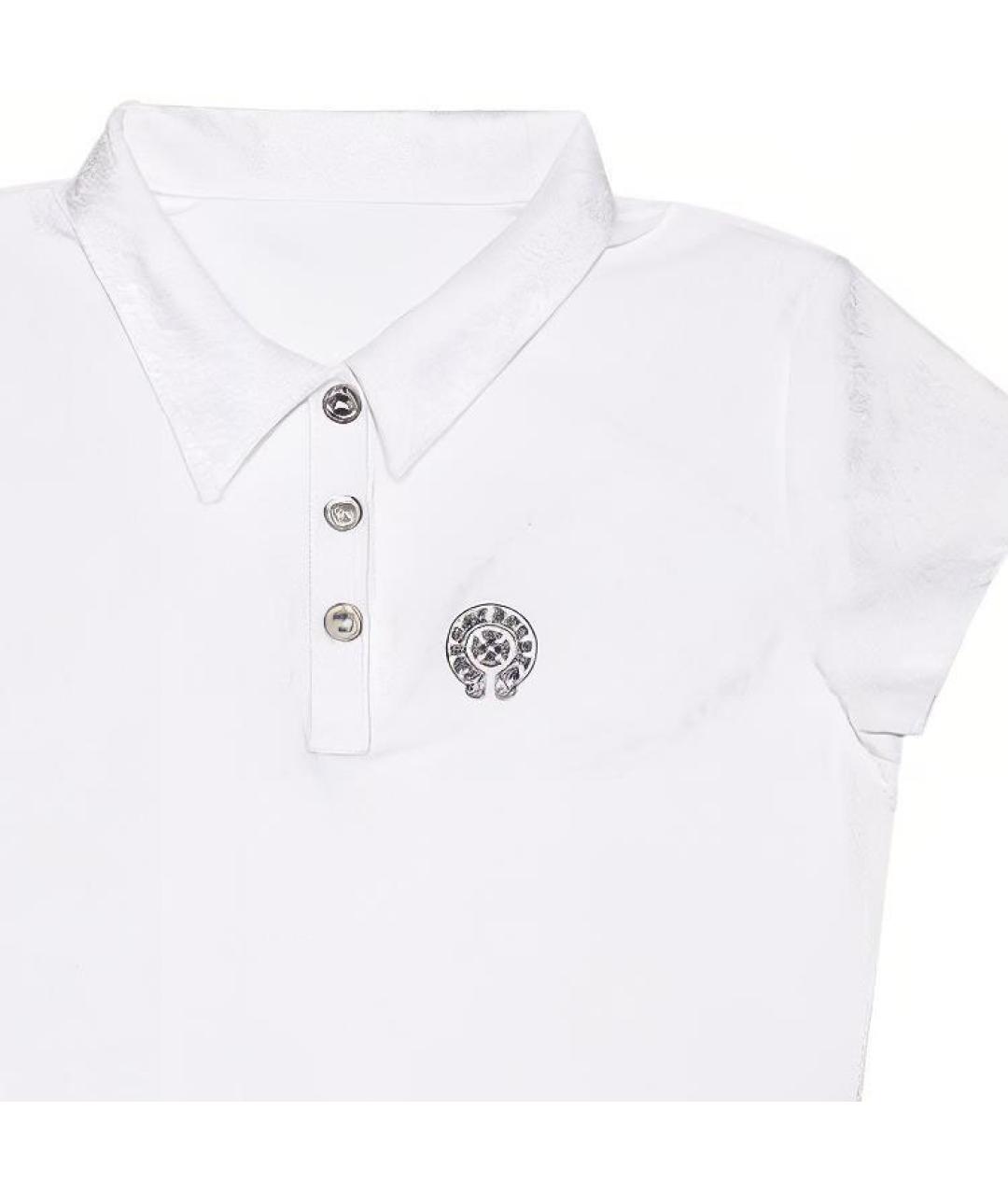 CHROME HEARTS Белая футболка, фото 3