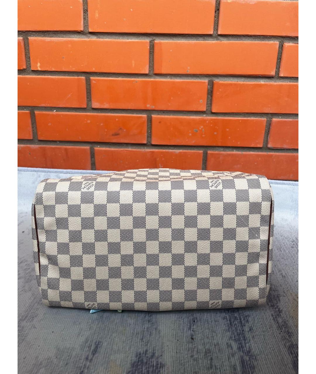 LOUIS VUITTON Белая сумка с короткими ручками, фото 5