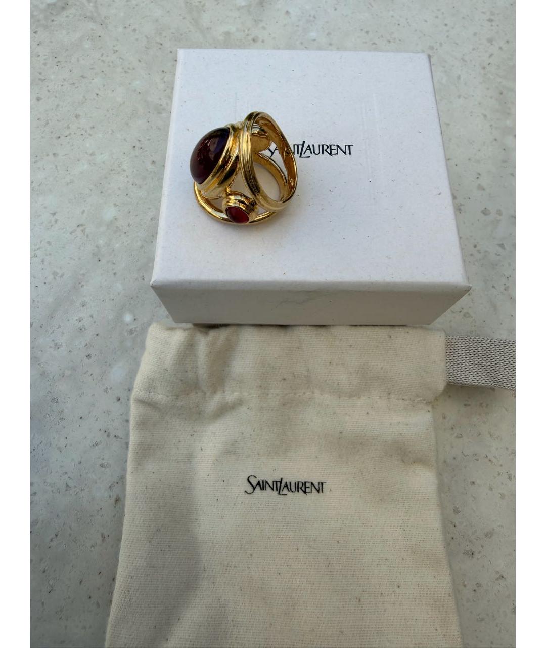SAINT LAURENT Золотое кольцо, фото 7