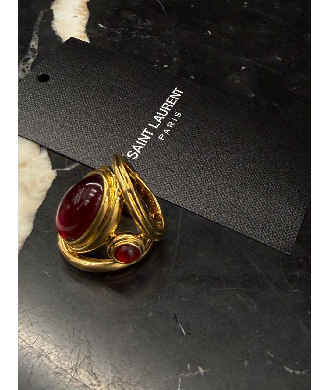 SAINT LAURENT Золотое кольцо, фото 3