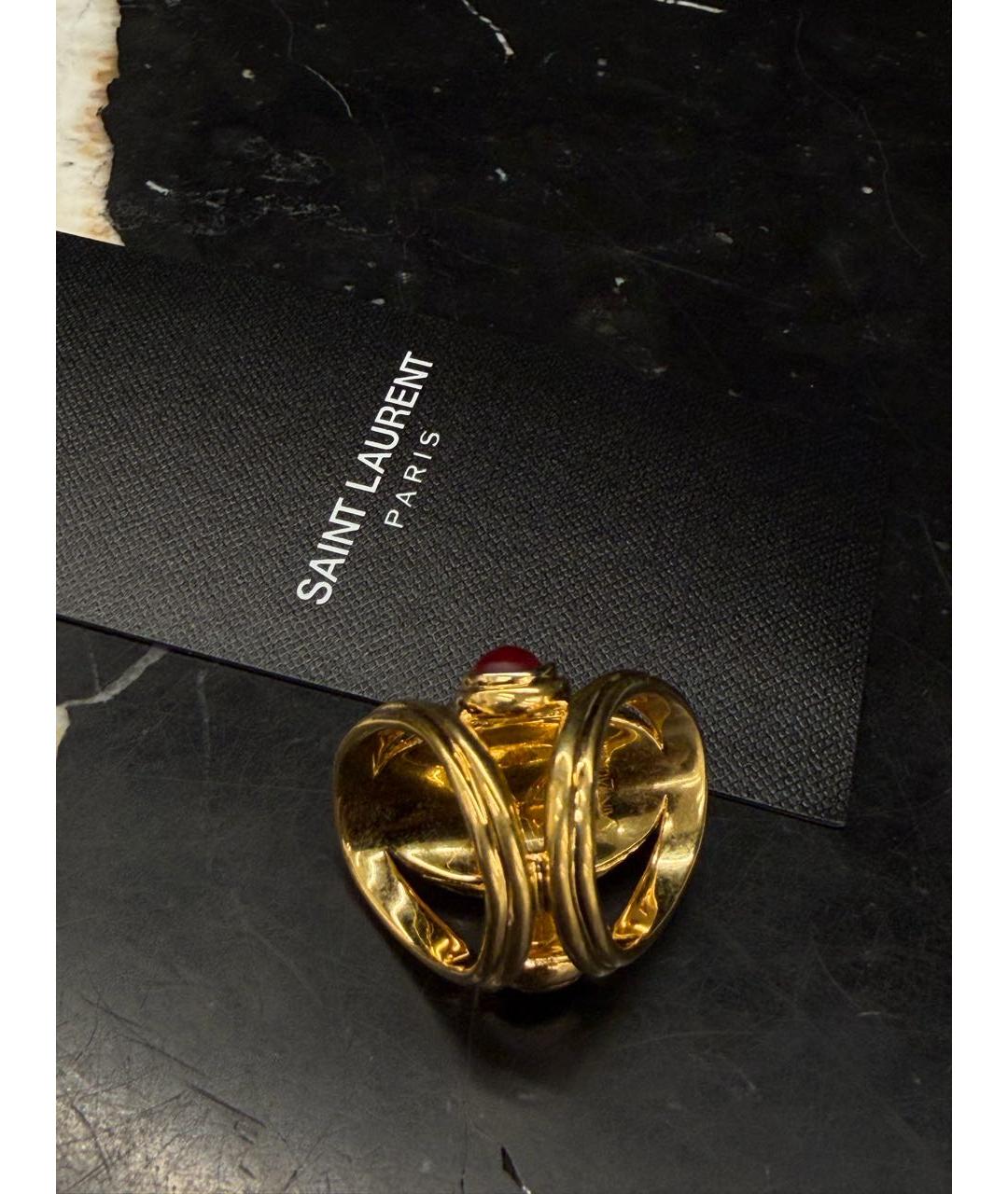 SAINT LAURENT Золотое кольцо, фото 8