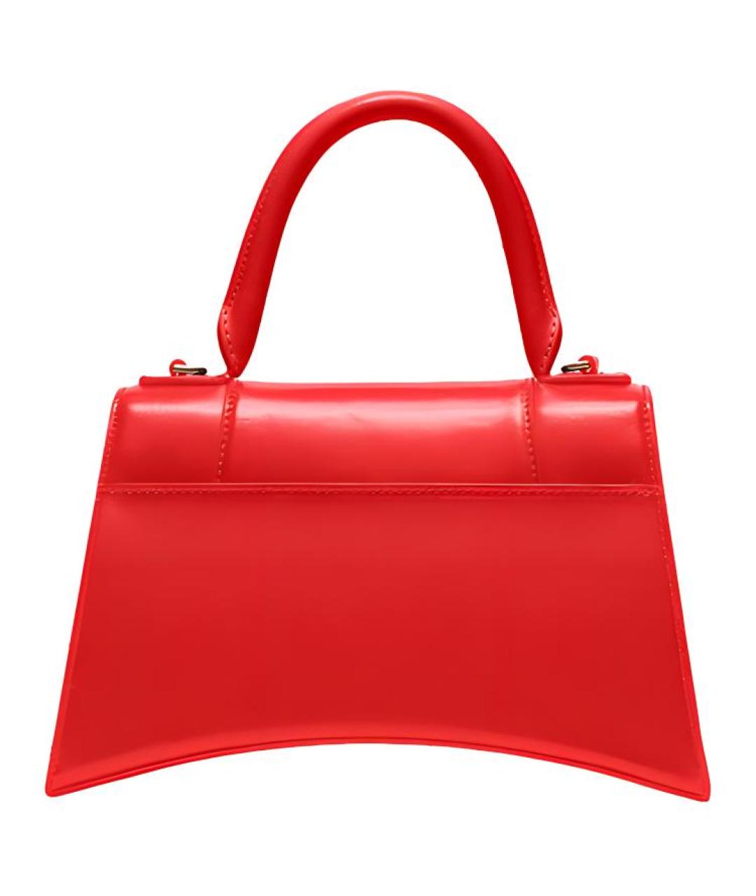 BALENCIAGA Красная кожаная сумка через плечо, фото 2