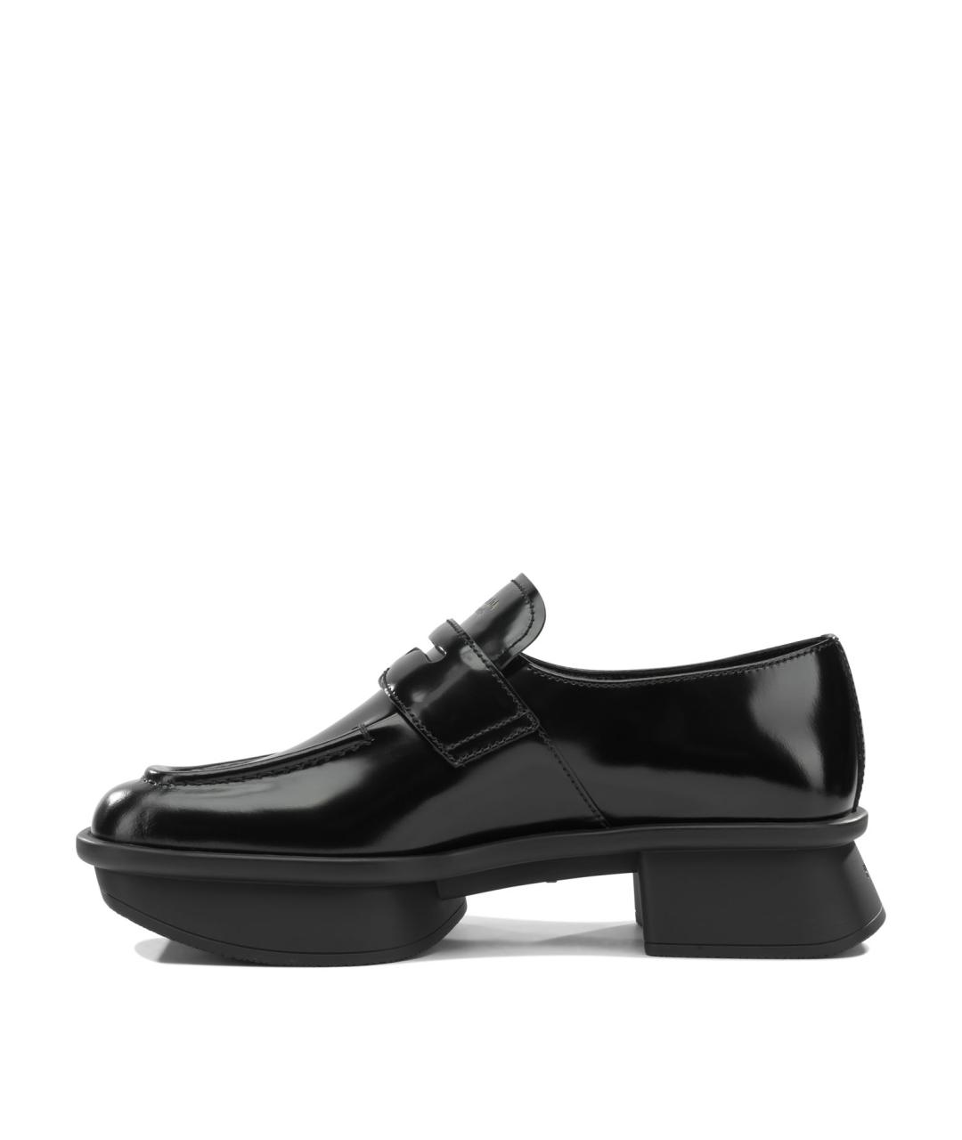 PRADA Черные кожаные лоферы, фото 3