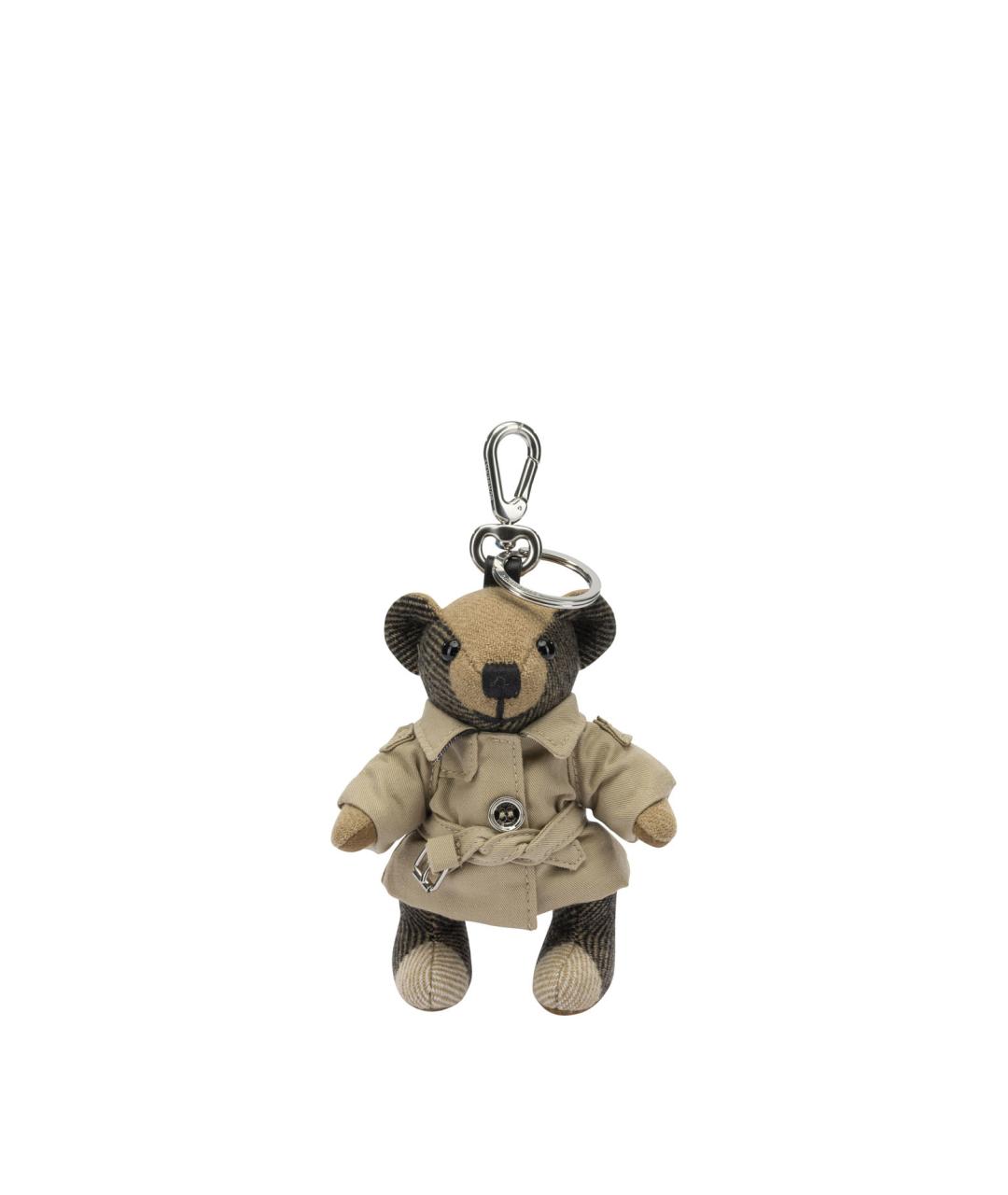 BURBERRY Бежевый брелок, фото 1