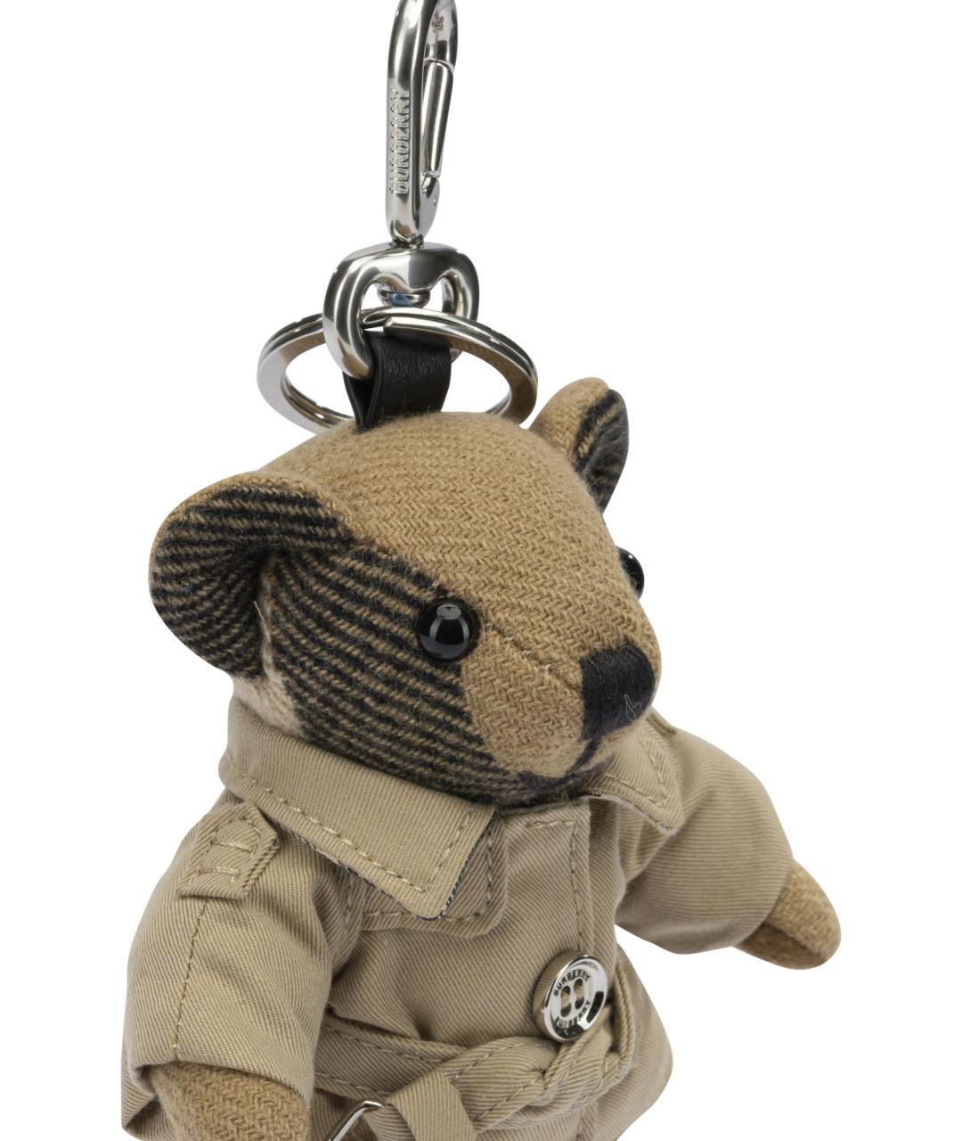 BURBERRY Бежевый брелок, фото 2