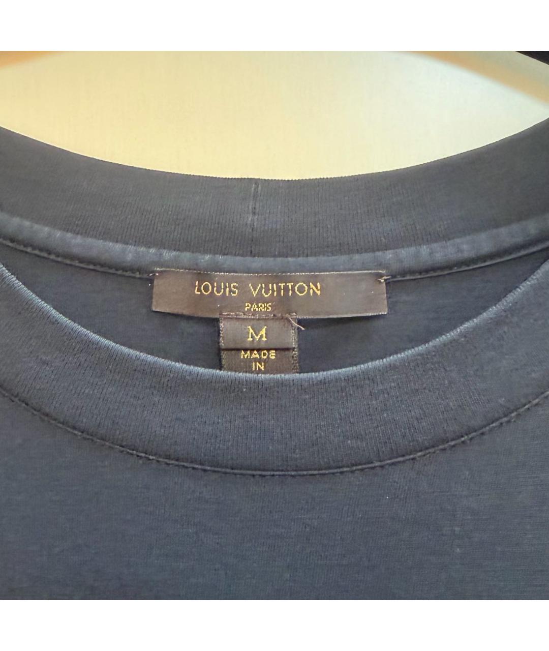 LOUIS VUITTON Черная футболка, фото 5