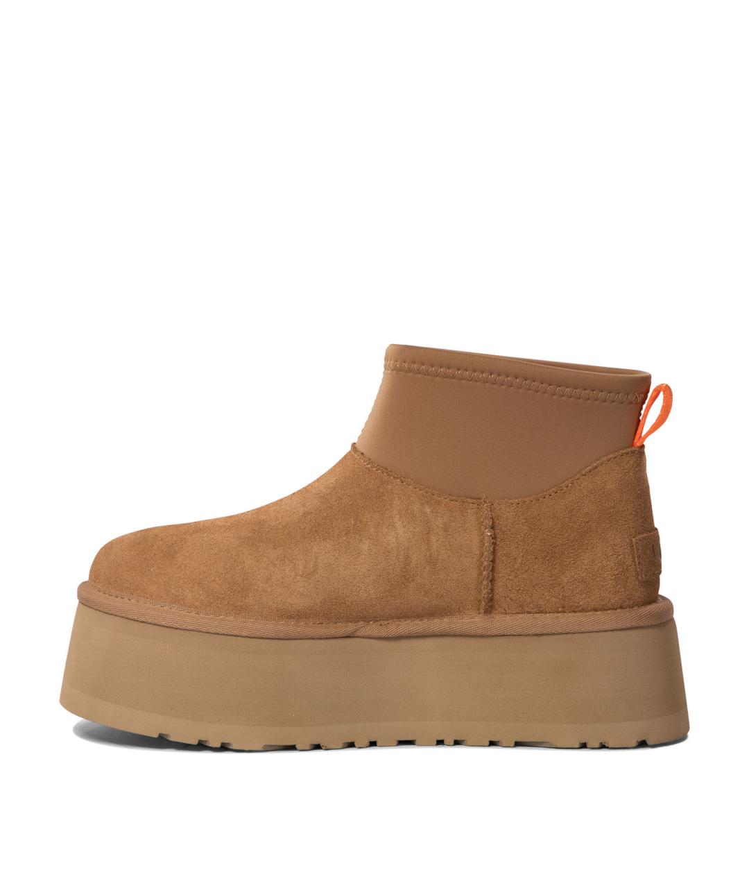 UGG Бежевые замшевые ботинки, фото 3