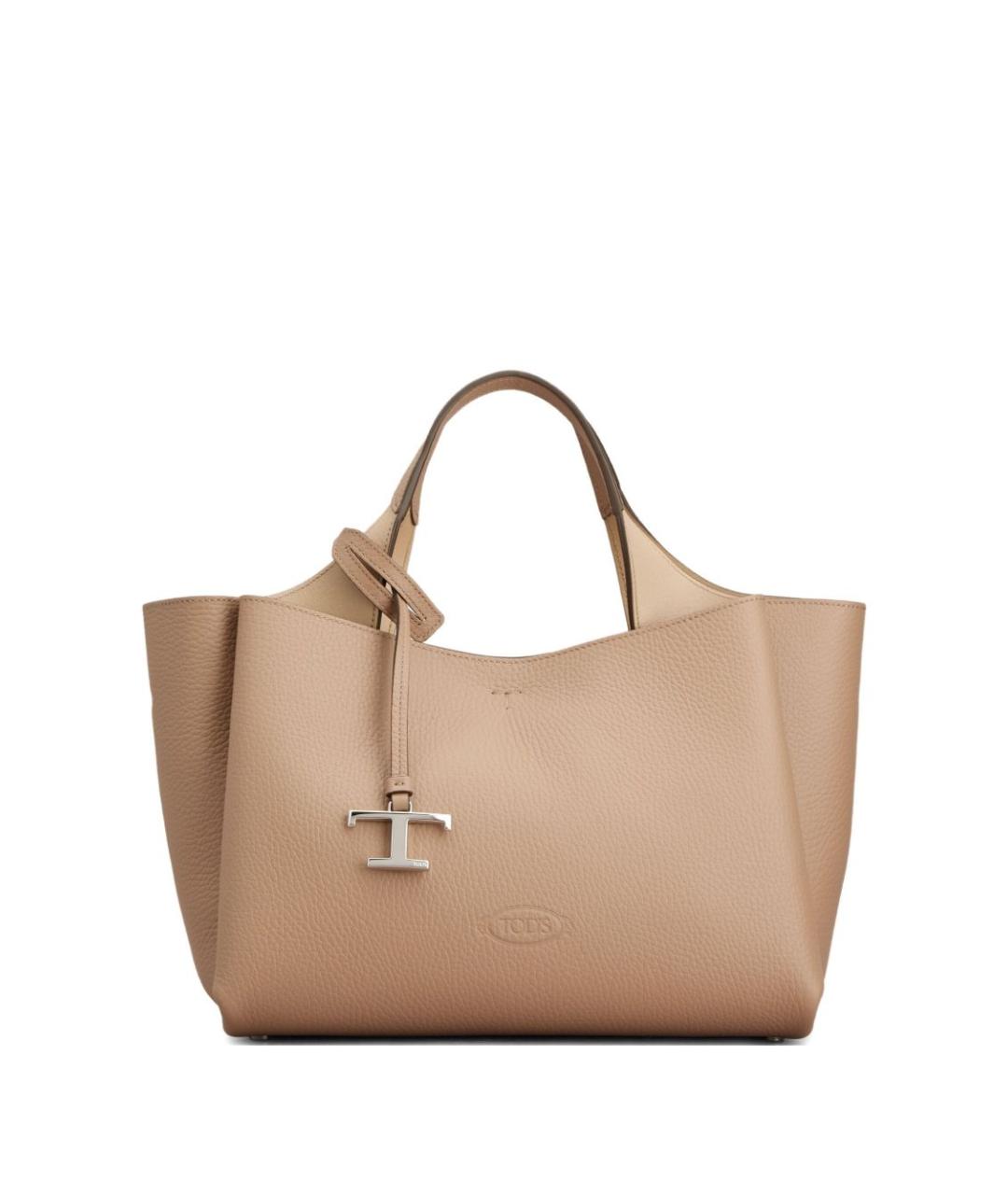 TOD'S Бежевая сумка тоут, фото 1