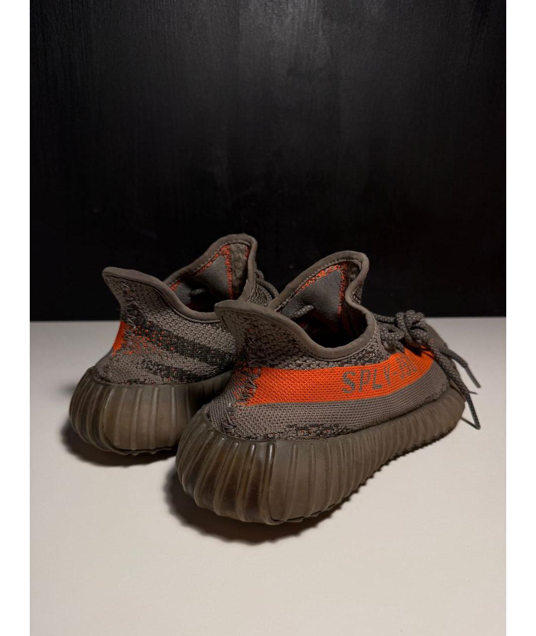ADIDAS YEEZY Серые текстильные кроссовки, фото 4