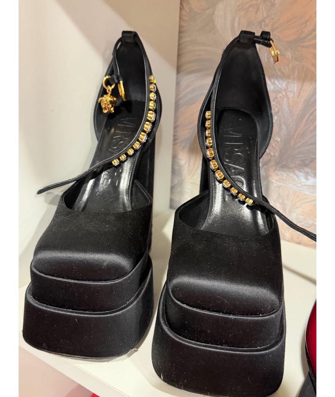 VERSACE COLLECTION Черные туфли, фото 2