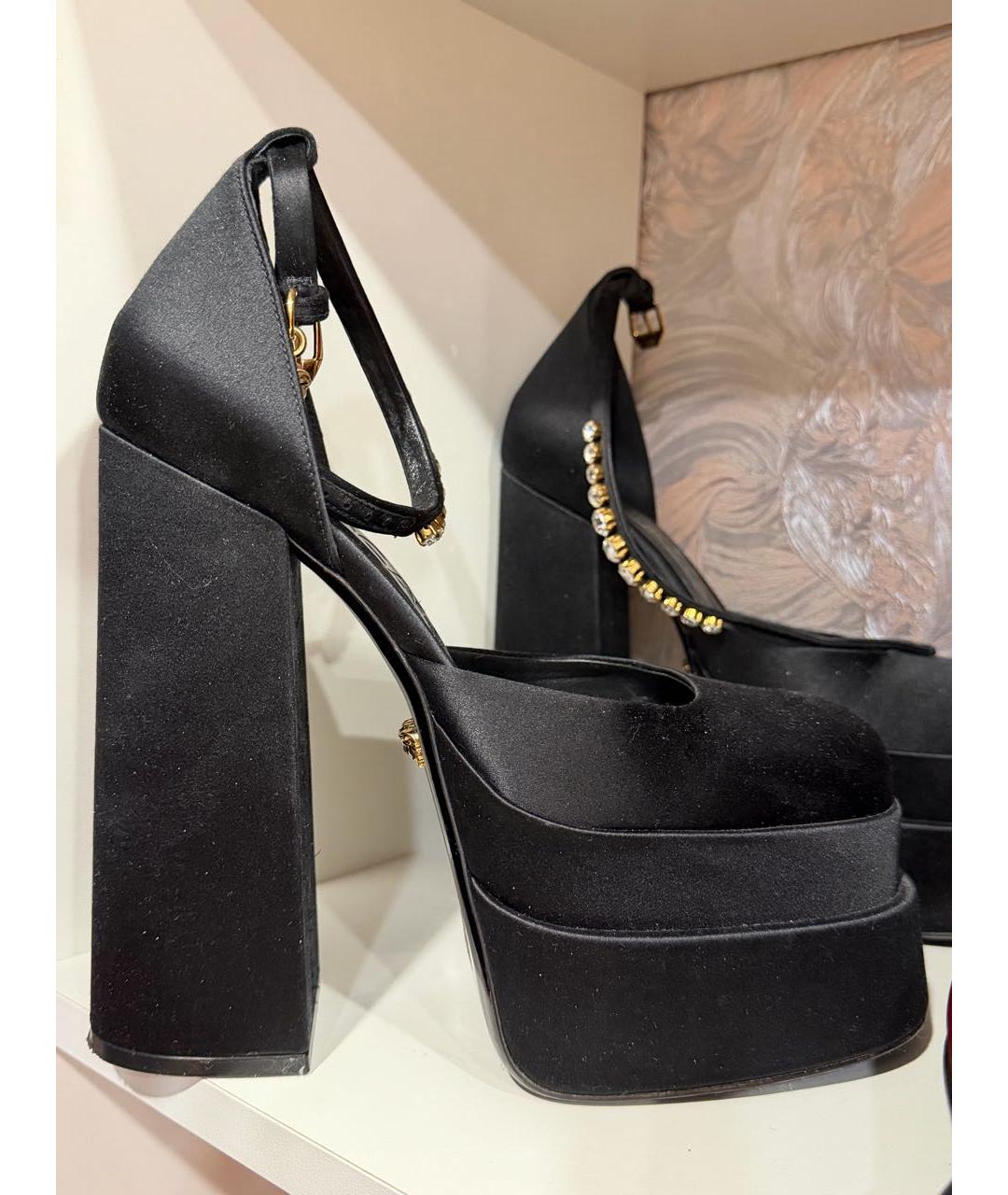 VERSACE COLLECTION Черные туфли, фото 6