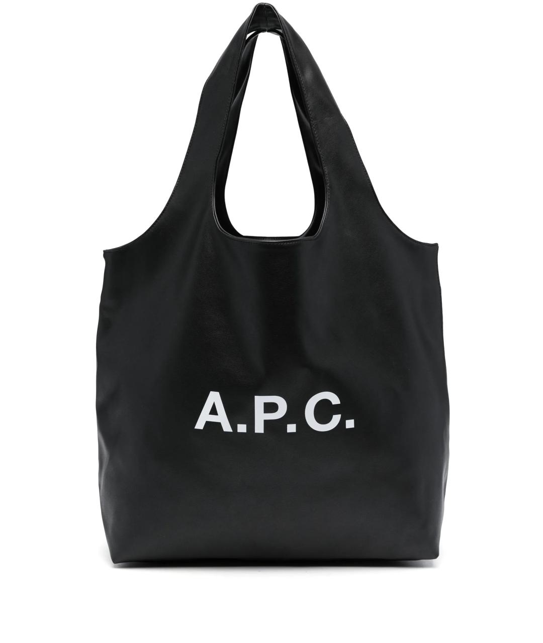 A.P.C. Черная сумка тоут, фото 1