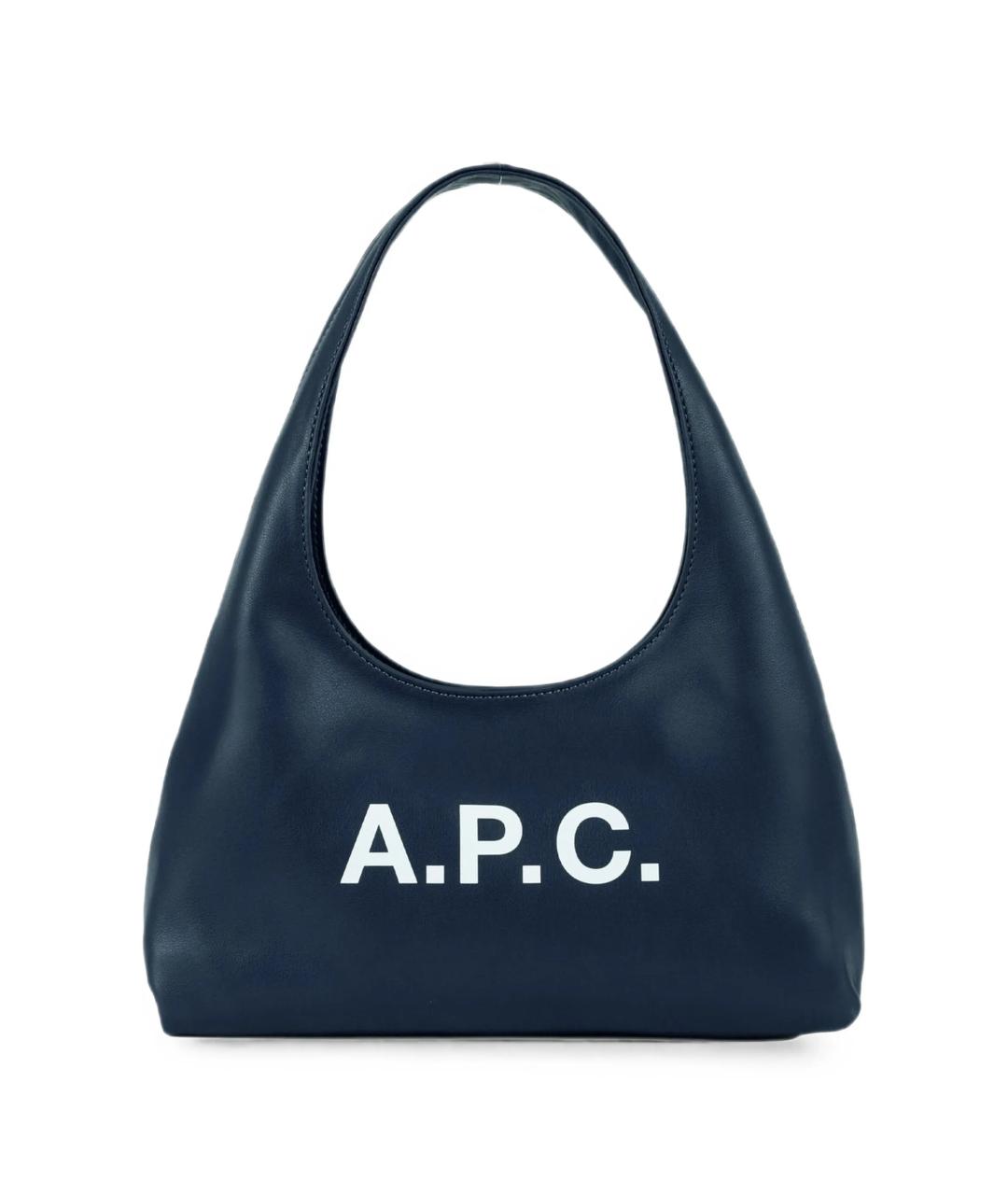 A.P.C. Синяя сумка через плечо из искусственной кожи, фото 1