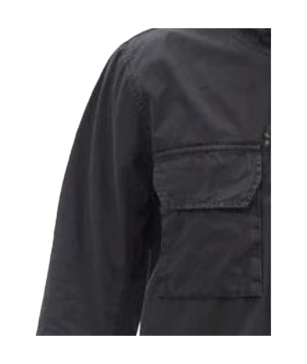 STONE ISLAND Черная куртка, фото 4