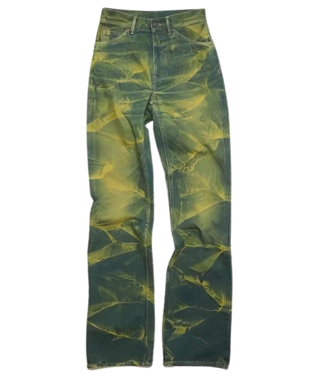 ACNE STUDIOS Мульти хлопковые прямые джинсы, фото 1