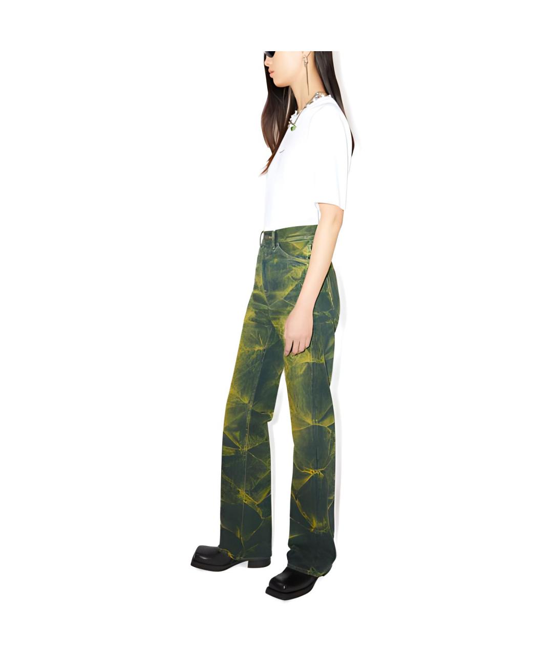 ACNE STUDIOS Мульти хлопковые прямые джинсы, фото 4