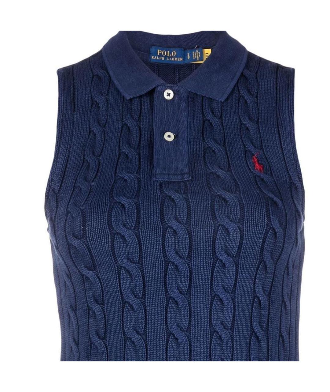 POLO RALPH LAUREN Темно-синяя жилетка, фото 5