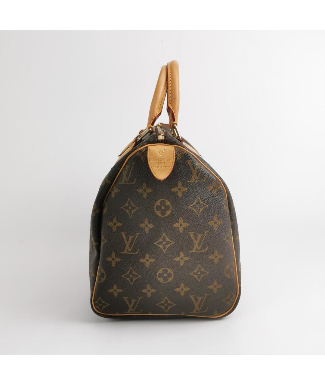 LOUIS VUITTON Коричневая сумка с короткими ручками, фото 3