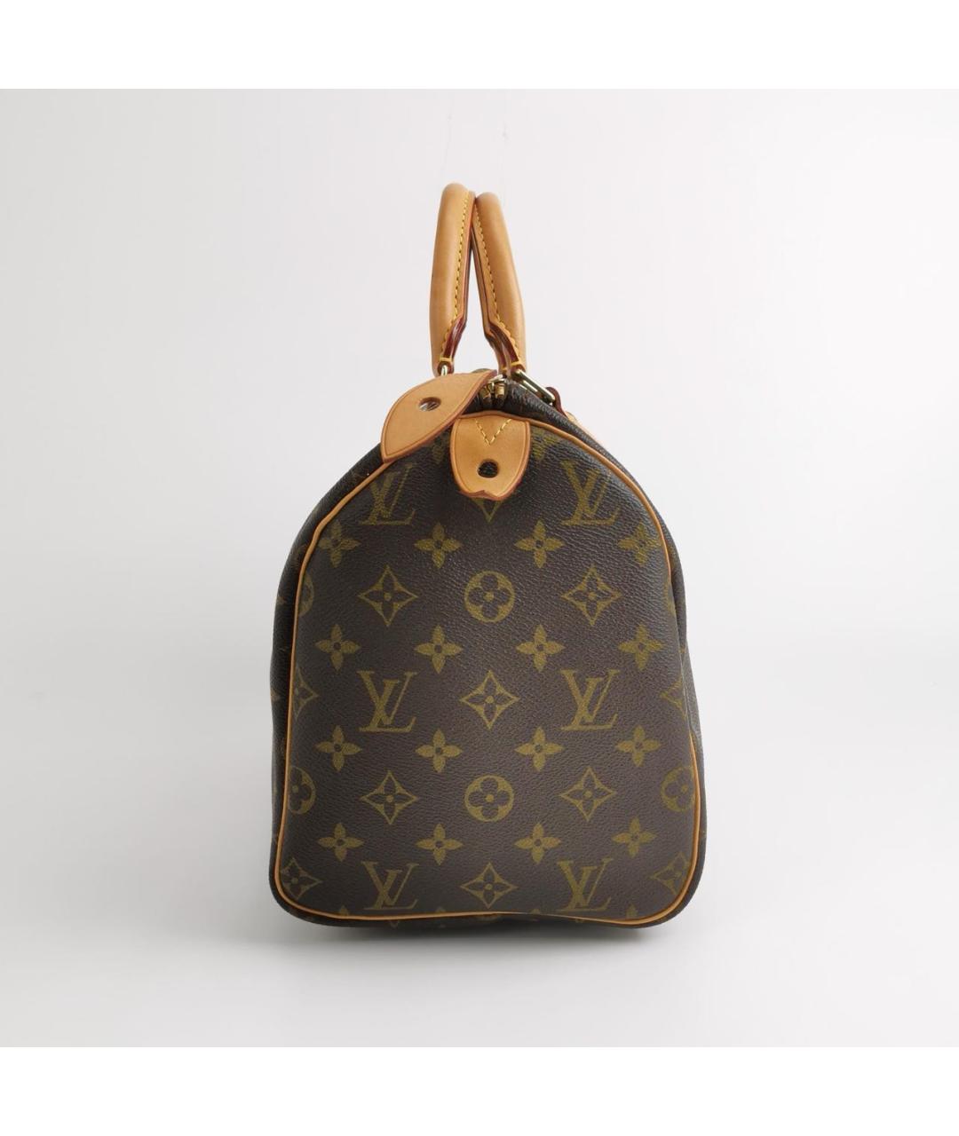 LOUIS VUITTON Коричневая сумка с короткими ручками, фото 2