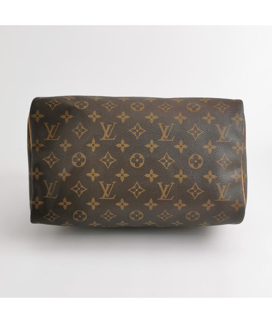 LOUIS VUITTON Коричневая сумка с короткими ручками, фото 4
