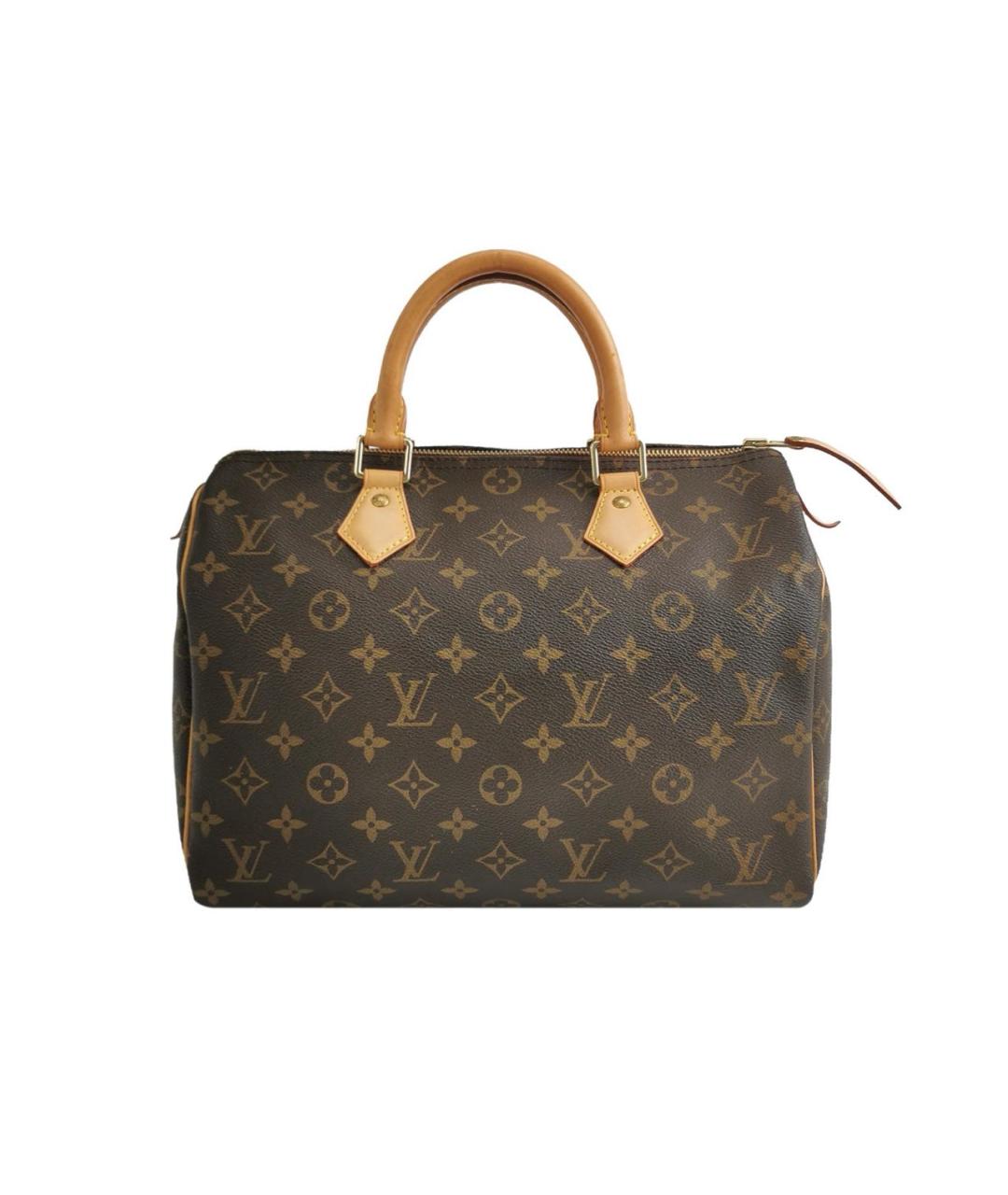 LOUIS VUITTON Коричневая сумка с короткими ручками, фото 1