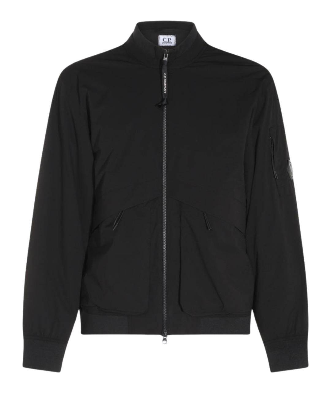 CP COMPANY Черная полиэстеровая куртка, фото 1