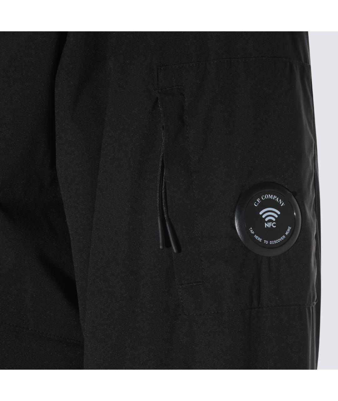 CP COMPANY Черная полиэстеровая куртка, фото 3