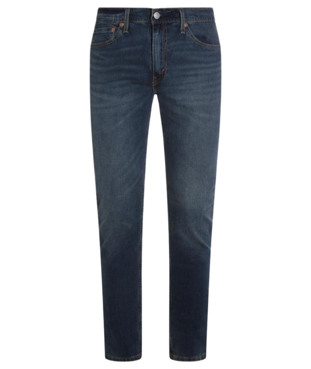 LEVI'S Синие хлопковые прямые джинсы, фото 1