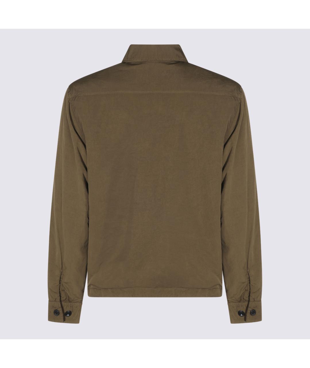 CP COMPANY Зеленая хлопковая куртка, фото 2