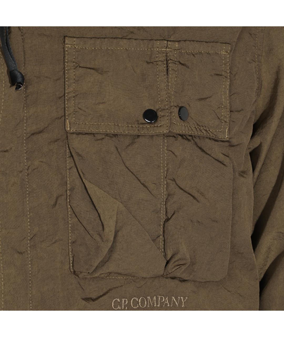 CP COMPANY Зеленая хлопковая куртка, фото 3