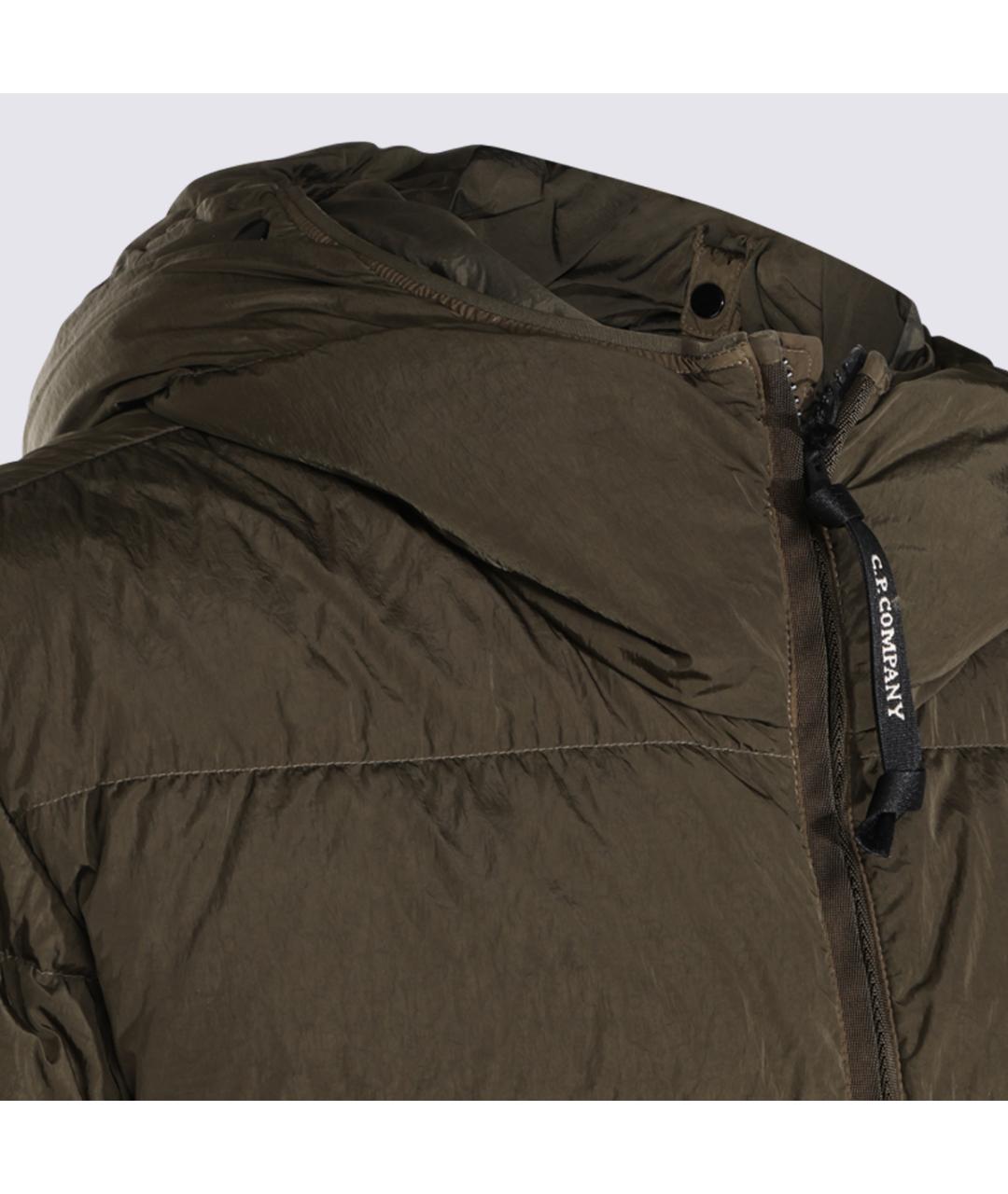 CP COMPANY Зеленая полиамидовая куртка, фото 4