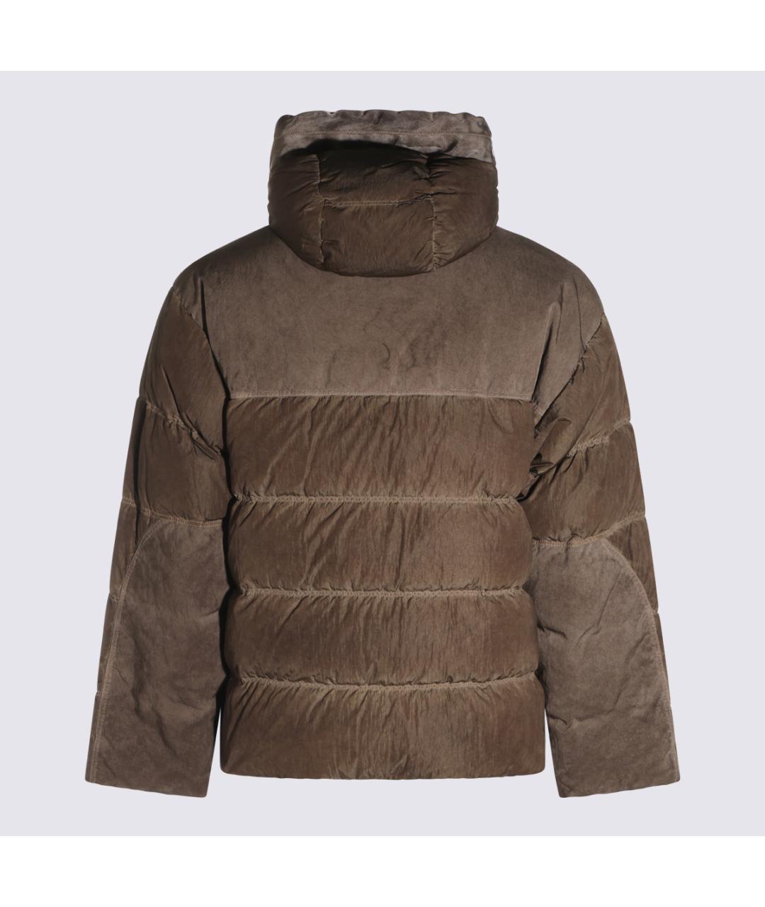 CP COMPANY Коричневая полиамидовая куртка, фото 2