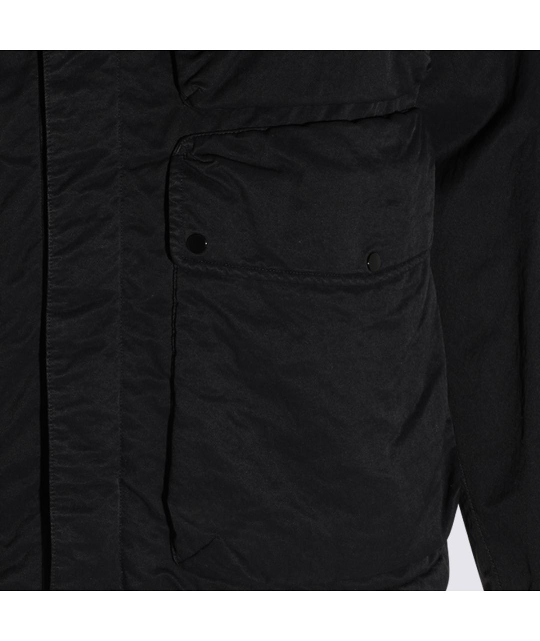 CP COMPANY Черная полиамидовая куртка, фото 3