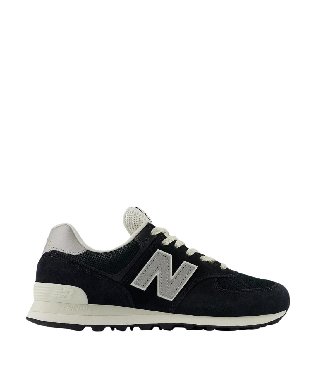NEW BALANCE Черные замшевые кроссовки, фото 1