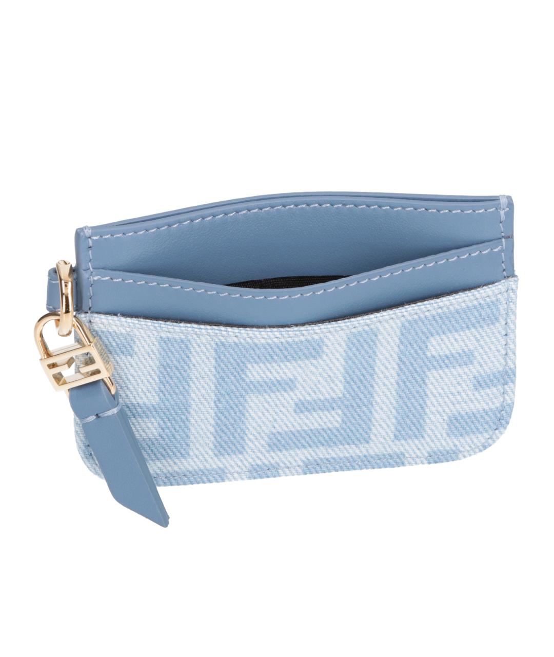 FENDI Синий кардхолдер, фото 3
