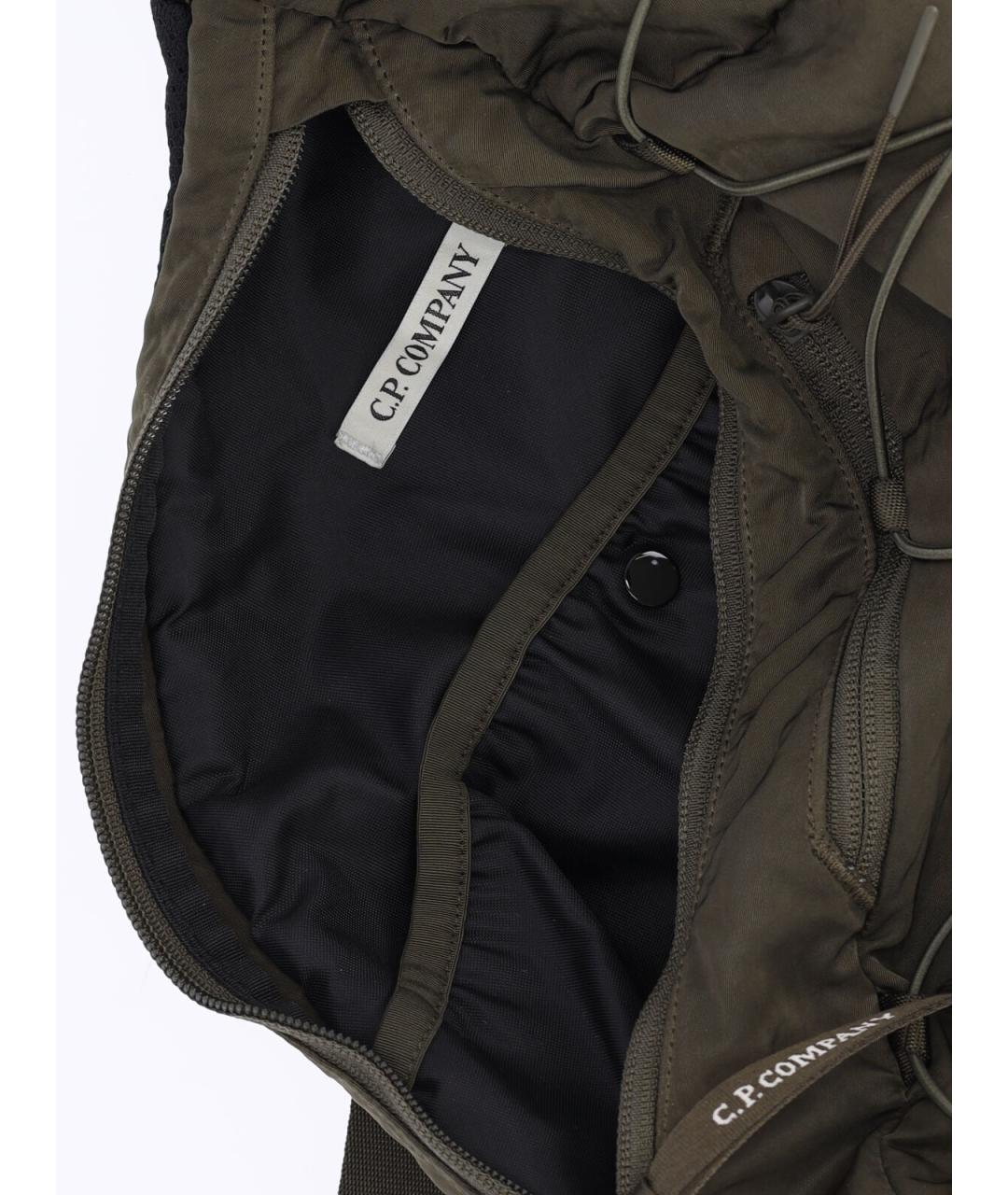 CP COMPANY Зеленая синтетическая сумка на плечо, фото 4