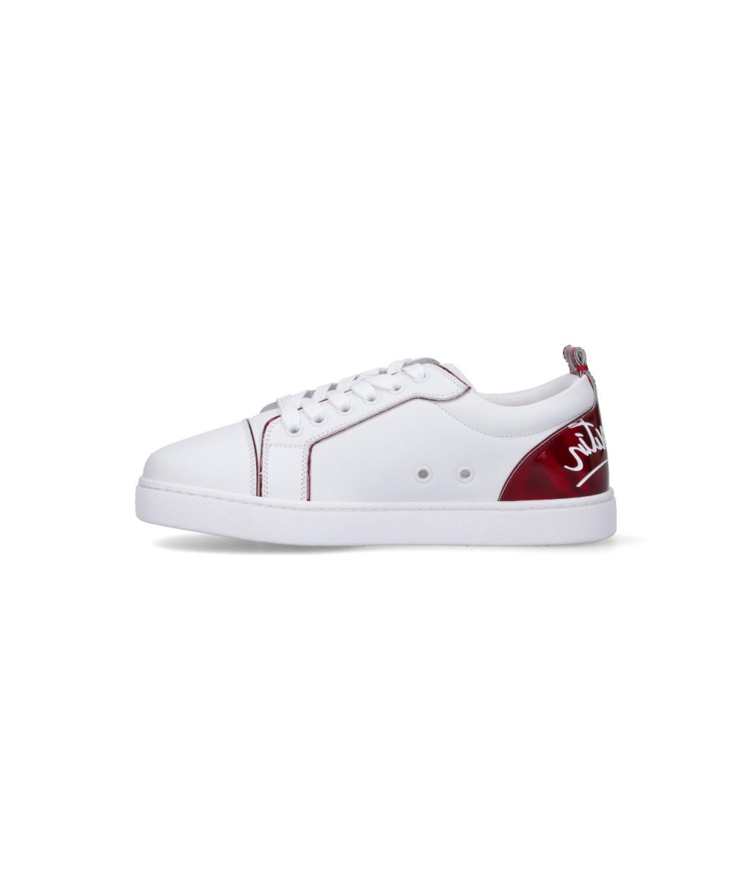 CHRISTIAN LOUBOUTIN Белые кожаные кроссовки, фото 3