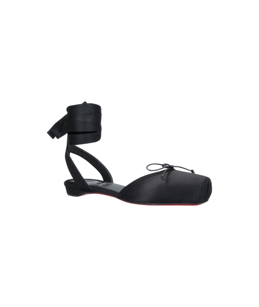 CHRISTIAN LOUBOUTIN Черные балетки, фото 2