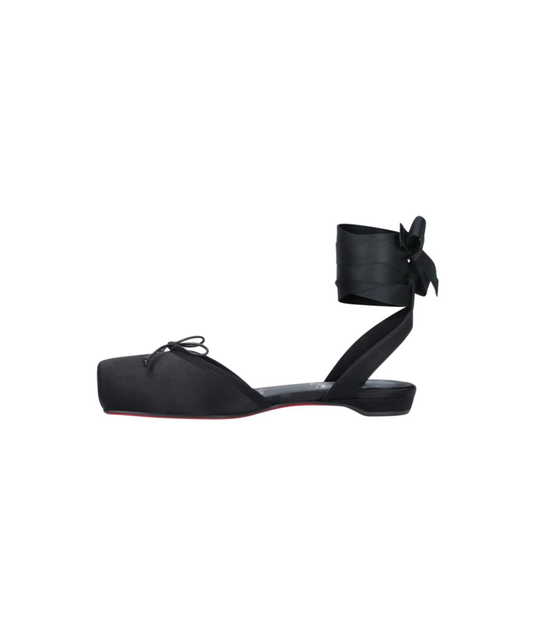 CHRISTIAN LOUBOUTIN Черные балетки, фото 3