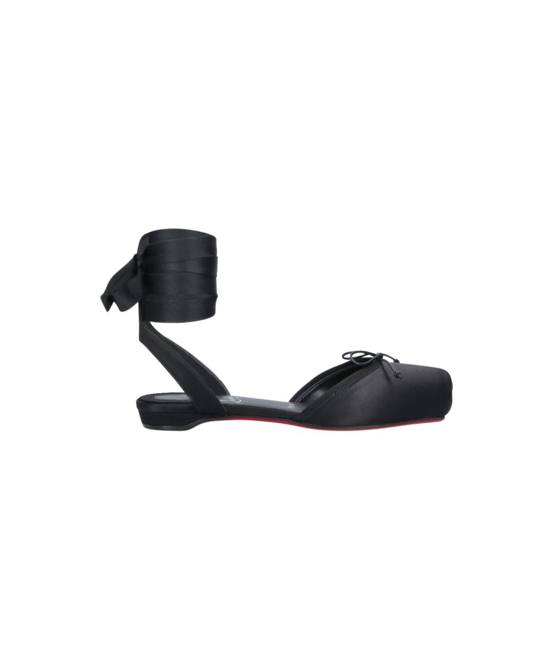 CHRISTIAN LOUBOUTIN Черные балетки, фото 1