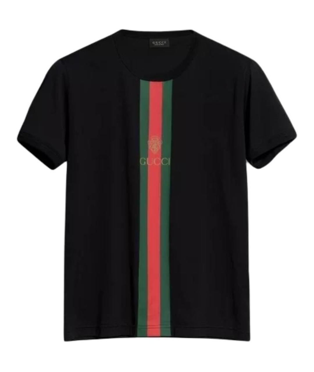 GUCCI Черная футболка, фото 2