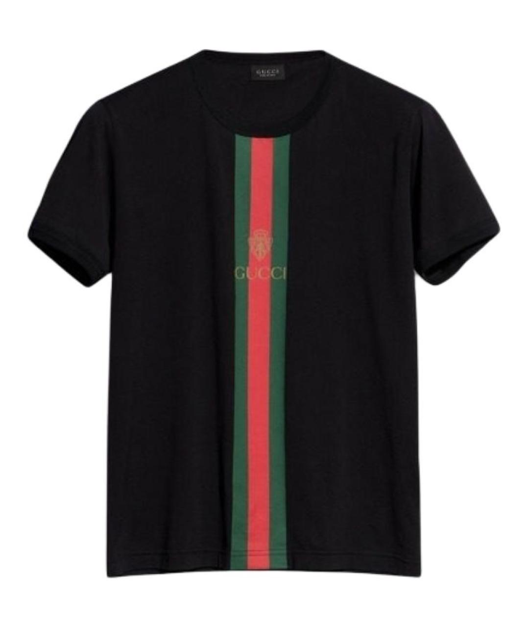 GUCCI Черная футболка, фото 1