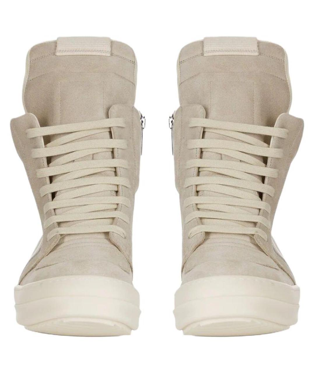 RICK OWENS Бежевые кроссовки, фото 5